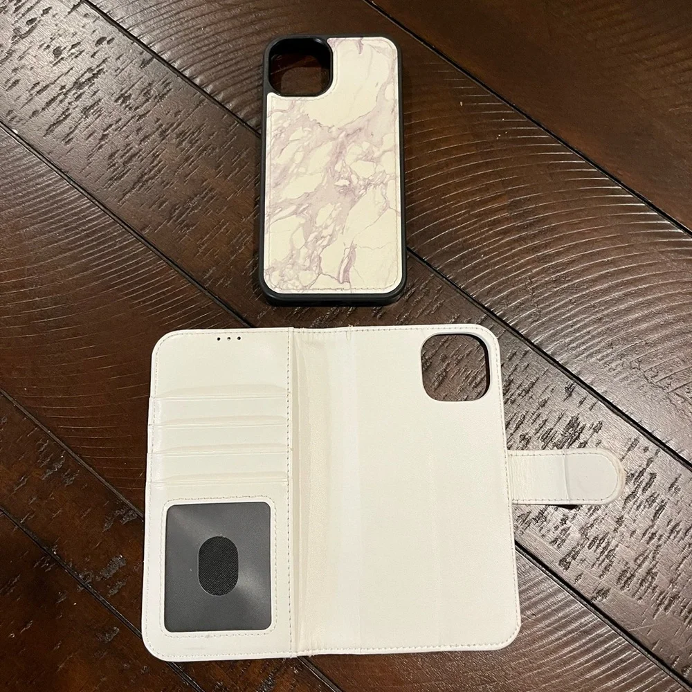 LUMARKE iPhone 13 Wallet Case - Detachable Flip Folio Cover